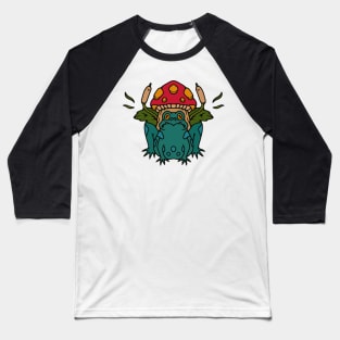 Mushroom Frog Baseball T-Shirt